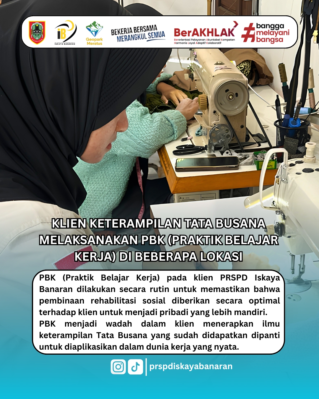  PBK (Praktik Belajar Kerja) TATA BUSANA